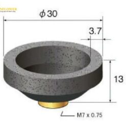 Đá mài Impulse dạng cốc (#80, 12 cái/ gói) NAKANISHI 64837