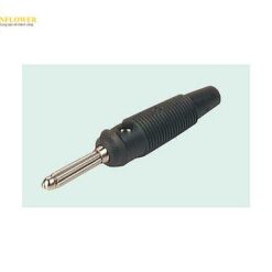 Đầu cắm 4mm (nam, màu đen 30 VAC, 60 VDC, 5 cái/ túi) Hirschmann Test & Measurement 930727700