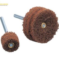 Đầu chà nhám sợi (#180, màu nâu, 20 x 7 x 3mm, 10pcs) NAKANISHI 48705