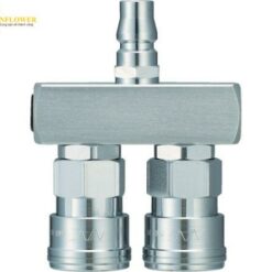 Đầu chia khí (1.5MPa, Socket x2) NAGAHORI INDUSTRY CAL2L