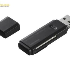 Đầu đọc thẻ USB 2.0 màu đen SANWA SUPPLY ADR-MSDU2BK