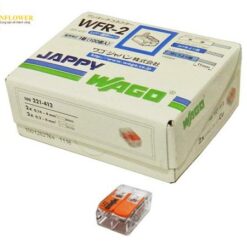 Đầu nối 1 chạm (loại 2 dây, màu trong suốt, 100pcs) JAPPY WFR-2-JP