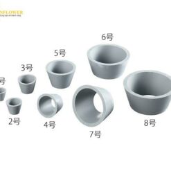 Đầu nối phễu Funnel Adapter (cao su tự nhiên, φ53 x φ33 x 34mm) AS ONE 3-8276-05 2010051