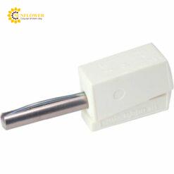 Đầu nối phích cắm Banana (màu trắng, 4pcs/ pk) WAGO 215-611-PK