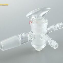 Đầu nối thủy tinh 3 chiều, khóa van thủy tinh TS19/38 AS ONE 2-9604-02