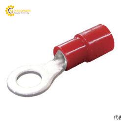Đầu nối tròn có lớp phủ cách điện (màu đỏ, 0.3 - 1.65mm2, 16.5 x 10.5 x 30.5mm, 50pcs) NICHIFU TERMINAL INDUSTRIES TMEX 1.25-10-RED