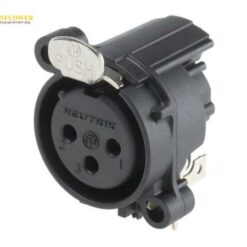 Đầu nối XLR (Nữ, Coban, vàng 3 góc, 50V) Neutrik NC3FAH2