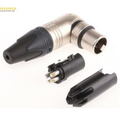 Đầu nối XLR (nữ, góc vuông 4 cực, 50VAC) Neutrik NC4FRX