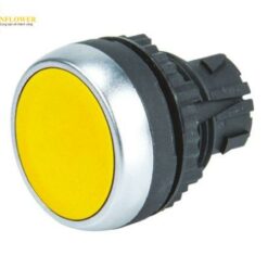 Đầu nút nhấn (màu vàng, lò xo trở lại, lỗ khoét 22mm) BACO L21AA04
