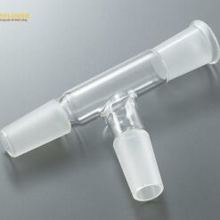 Đầu ống nối chưng cất bằng thủy tinh Borosilicate glass -1 (góc 60 độ, 15/25, 15/25) AS ONE 4-432-01 CT1525-1525