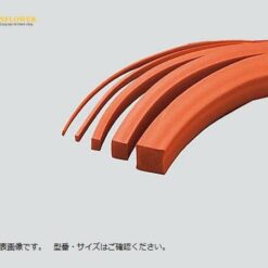 Dây bọt biển cao su silicon (màu đỏ, hình vuông 12mm x 30mm, 1m) AS ONE 3-3218-66