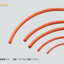 Dây bọt biển cao su silicon (màu đỏ, tròn φ4mm) AS ONE 3-3218-02