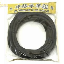 Dây da bò (3.0mm×2.4m, màu đen) Konyacorp 00552001
