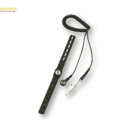 Dây đeo cổ tay chống tĩnh điện Black A (18 x 25 x 6mm, 3m) AS ONE 1-5258-03 ML-700CM-B11A