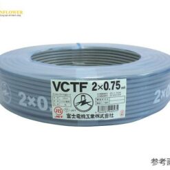 Dây nguồn cho thiết bị điện nhỏ (loại tròn, vinyl cabtire, (VCT-F) 4 lõi, φ10.9mm) FUJI ELECTRIC WIRE INDUSTRIES