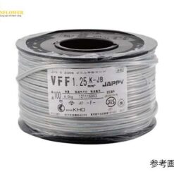 Dây Phẳng Vinyl VFF (1.25mm, màu tro, 100m/ cuộn) JAPPY VFF 1.25SQ High Bobbin K JB