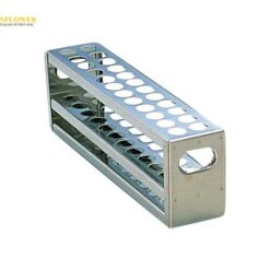 Đế đỡ ống nghiệm loại đột lỗ (thép không gỉ SUS304, φ13.5 x 24 Pcs) AS ONE 6-314-02 SU12-24