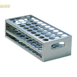 Đế đỡ ống nghiệm loại đột lỗ (thép không gỉ SUS304, φ19.5 x 40 Pcs) AS ONE 6-314-11 SU18-40