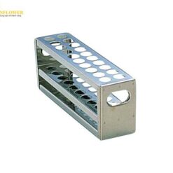 Đế đỡ ống nghiệm loại đột lỗ (thép không gỉ SUS304, φ13.5 x 20 Pcs) AS ONE 6-314-01 SU12-20