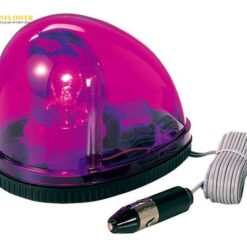 Đèn xoay tinh giản từ tính cho xe cộ (màu tím, DC12V) KASUGA ELECTRIC WORKS KW-12