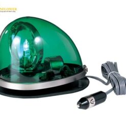 Đèn xoay tinh giản từ tính cho xe cộ (màu xanh lá, DC24V) KASUGA ELECTRIC WORKS HKFM-102G-G