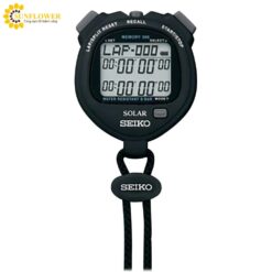 Đồng hồ bấm giờ kỹ thuật số (loại sạc năng lượng mặt trời, màu đen) Seiko Holdings SVAJ001