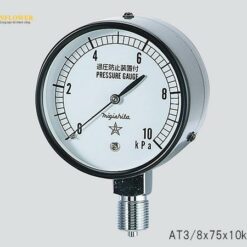 Đồng hồ đo áp suất (0 - 5KPa) MIGISHITA SEIKI AT3/8x75x5kPa