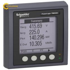 Đồng hồ đo điện có đèn nền LCD 6 chữ số Schneider Electric METSEPM5RD
