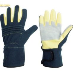 Găng tay chống cháy (màu xanh nước biển, size L, 26.2cm) MIDORI ANZEN MK-FM-1-NV-L