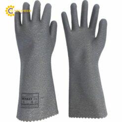 Găng tay chống dung môi, chất béo và dầu (size L, màu xám) MIDORI ANZEN BENKEY-NO3A-SUBERIDOME-L