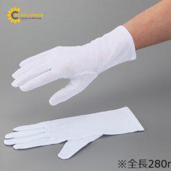 Găng tay cotton mỏng bên trong (size L dài, 12 đôi) AS ONE 3-5265-02 No.2003-28