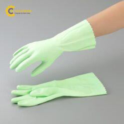 Găng tay làm việc (PVC, dày vừa, size L, màu xanh lá cây) SHOWA GLOVE 111-LG