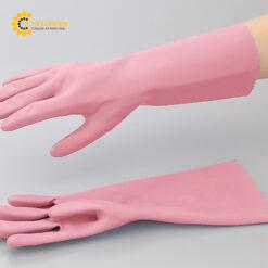 Găng tay mềm (màu hồng, size M) TOWA 731