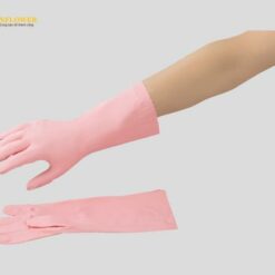 Găng tay mỏng Nitrile (Không có lông cừu bên trong) (màu hồng, size S) SHOWA GLOVE (AS ONE 2-9732-01)
