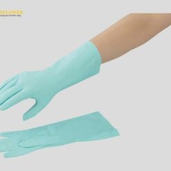 Găng tay mỏng Nitrile (Không có lông cừu bên trong) (màu xanh lá cây, size L) SHOWA GLOVE (AS ONE 2-9732-04)