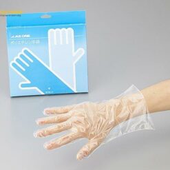 Găng tay Polyethylene tiết kiệm (loại mỏng, size L, 100 cái) AS ONE 2-4972-01