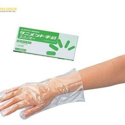 Găng tay SANIMENT (Loại tiêu chuẩn PE, size L, 100 pcs) AS ONE 1-6163-03