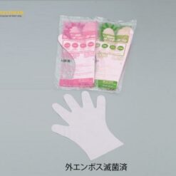 Găng tay tiệt trùng SANIMENT (Loại PE có vân nổi bên ngoài, size M, 20 pcs) AS ONE 6-899-02