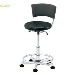 Ghế cho nhà nghiên cứu (có lưng, có vòng để chân, 500 x 480 x 670 - 830mm) AS ONE 1-5930-04 LC-60RF