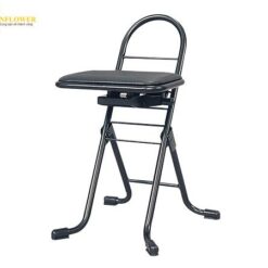 Ghế làm việc (màu đen, 440 x 420 x 650mm) AS ONE 6-9114-01 PW-200S