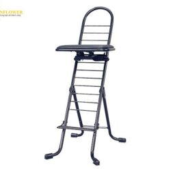 Ghế làm việc (màu đen, 590 x 420 x 930mm) AS ONE 6-9114-02 PW-600S