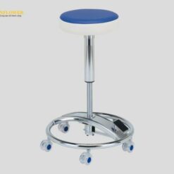 Ghế màu xanh không có lưng dựa (φ450 × 530 to 680mm) AS ONE 3-1469-02 CTC-ST