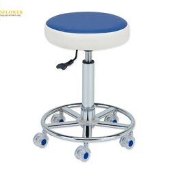 Ghế màu xanh lam không có lưng dựa (φ400 × 490 to 680mm) AS ONE 3-1472-02 CTC