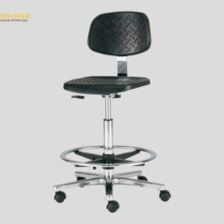 Ghế ngồi làm việc có vòng để chân (lên xuống bằng xi lanh khí, 550 - 800mm) AS ONE 1-2828-02 MWC-100RC