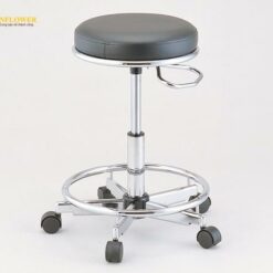 Ghế phòng thí nghiệm cao cấp (TAKUMI) (có vòng để chân, φ370 x φ455 x 475 - 635mm) AS ONE 1-4219-02 TKM-455R