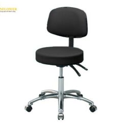 Ghế phòng thí nghiệm (kháng khuẩn, màu đen, φ660 x 470 to 609mm) AS ONE 3-9791-01 ASSTB121