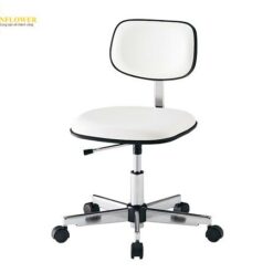 Ghế tiêu chuẩn (màu trắng, không có vòng gác chân, 430 x 430 x 410 - 505mm) AS ONE 2-664-05 LSN-W