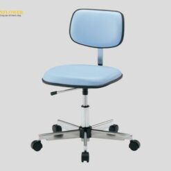 Ghế tiêu chuẩn (màu xanh lam, không có vòng gác chân, 430 x 430 x 410 - 505mm) AS ONE 2-664-03 LSN-B
