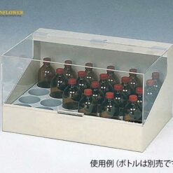 Giá để chai hóa chất an toàn (PVC, 555 x 365 x 300mm) AS ONE 3-5015-02 BS-24
