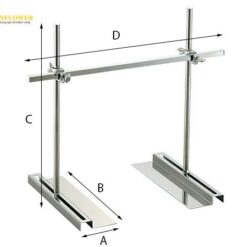 Giá đế giữ (loại vuông) YAMANAKA WB500 W1000